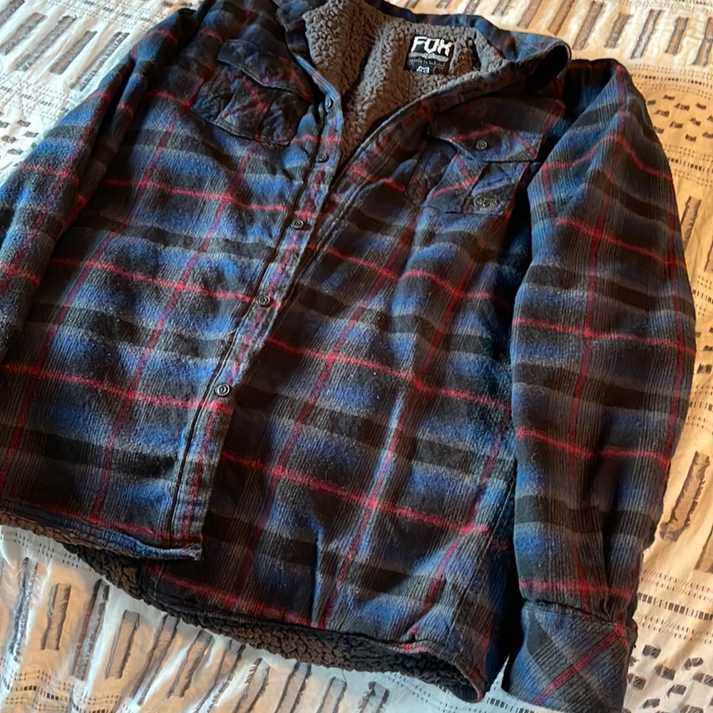 Fox fleece lined flannel